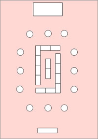 ［パーティ］都久志の間1/3室（立食形式）